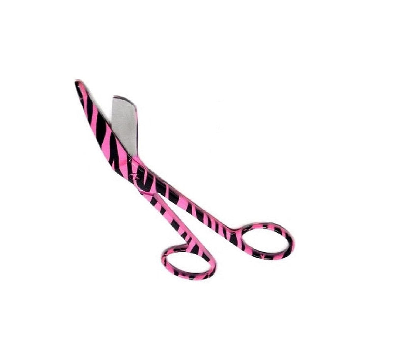 Panther Surgical Stainless Steel 5.5'' Full Pink Color Coated Dressing Nursing First Aid Bandage Scissors - BeesActive Australia