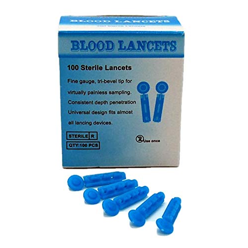 100 x 28G Valuemed Fully Compatible Blood Lancets Fit Most Auto-Lancing Devices Including EasyLife, eBwell & On Call (100) 100 - BeesActive Australia