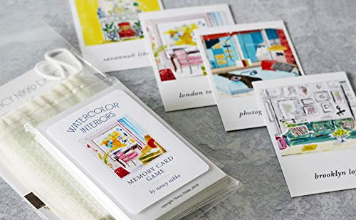 Interiors Memory/Matching Card Game - BeesActive Australia