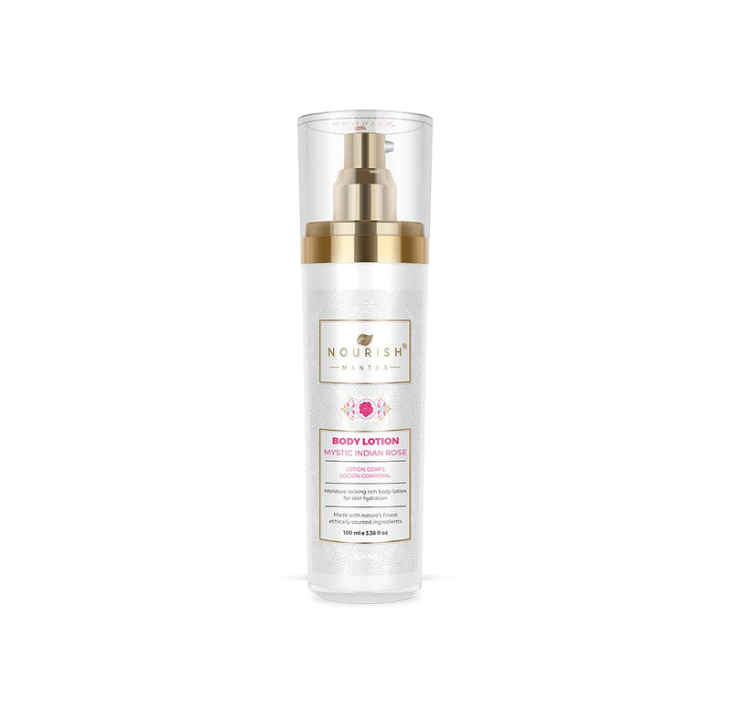 Nourish Mantra Mystic Indian Rose Body Lotion - BeesActive Australia