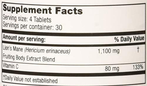 Super Lion's Mane - 120 Vegetable Tablets by Mushroom Wisdom - BeesActive Australia