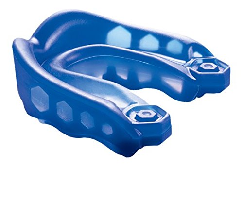 Shock Doctor Gel Max Mouth Guard, Sports Mouthguard for Football, Lacrosse, Hockey, Basketball, Flavored mouth guard, Youth & Adult Non-flavored BLUE - BeesActive Australia