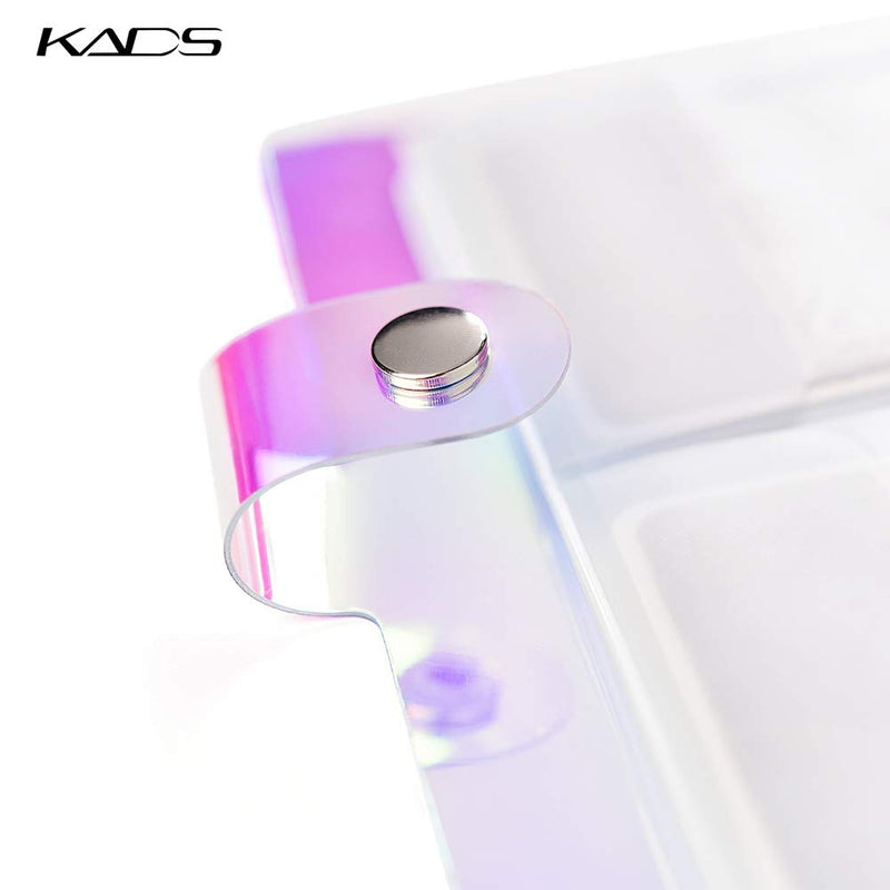 KADS Nail Stamp Plate Stamping Plates Cases Stamp Nail Stencil Holographic Nail Plates Holder Case Stamping Templates Organizer Collection Manicure Template (Case with 16 Square Slots) Case with 16 Square Slots - BeesActive Australia