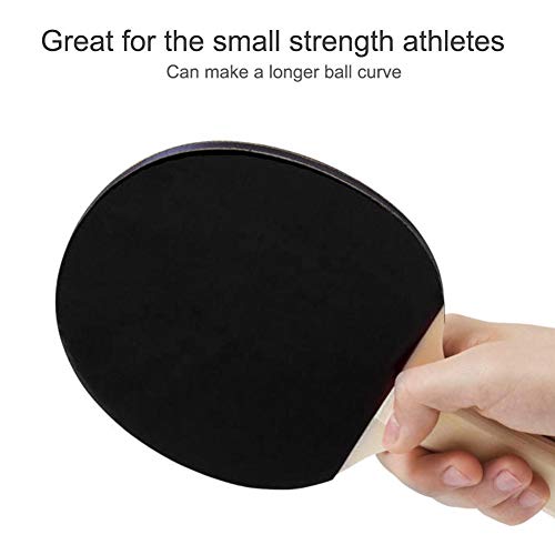 Dilwe Ping Pong Rubber, Table Tennis Racket Rubber Ping Pong Sports Replacement Accessory Black - BeesActive Australia