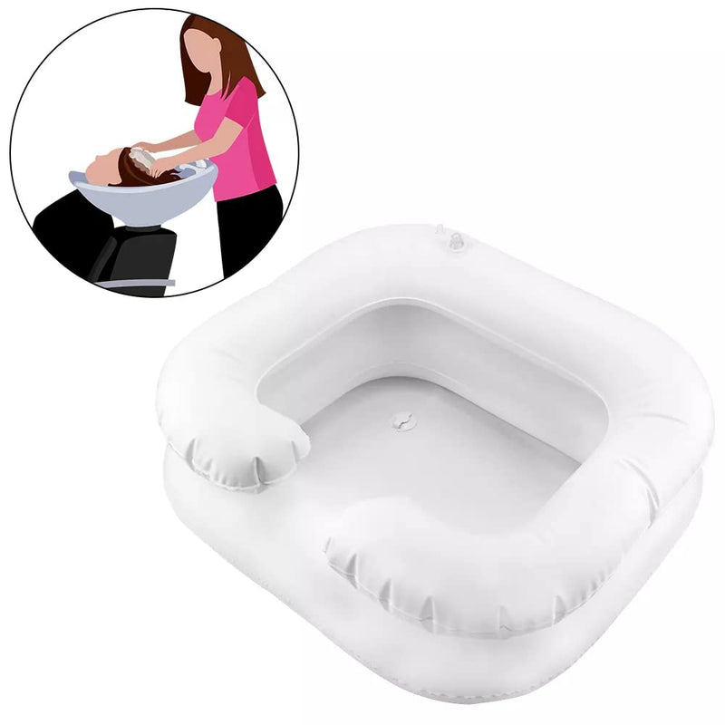 UK Seller | Inflatable Hair WASH Basin | Free Pump | Shampoo Bathing AID | WASH Hair in Bed Blow UP Bowl - BeesActive Australia