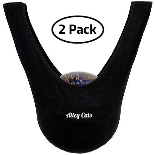 Alley Cats Bowling Ball Seesaw 2 Pack | Black Microfiber | Great Value | Premium See Saw Polisher/Cleaner Towel - BeesActive Australia