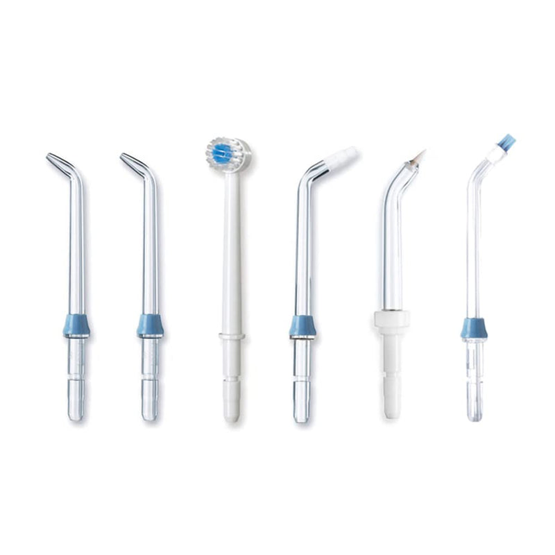 Jerilla 6pcs Oral Irrigator Nozzle Set Replacement Jet Tips Compatible with Waterpik Water Flosser WP-100 WP-250 WP-450 WP-560 WP-660 WP-811 WP-900 WP-940 - BeesActive Australia