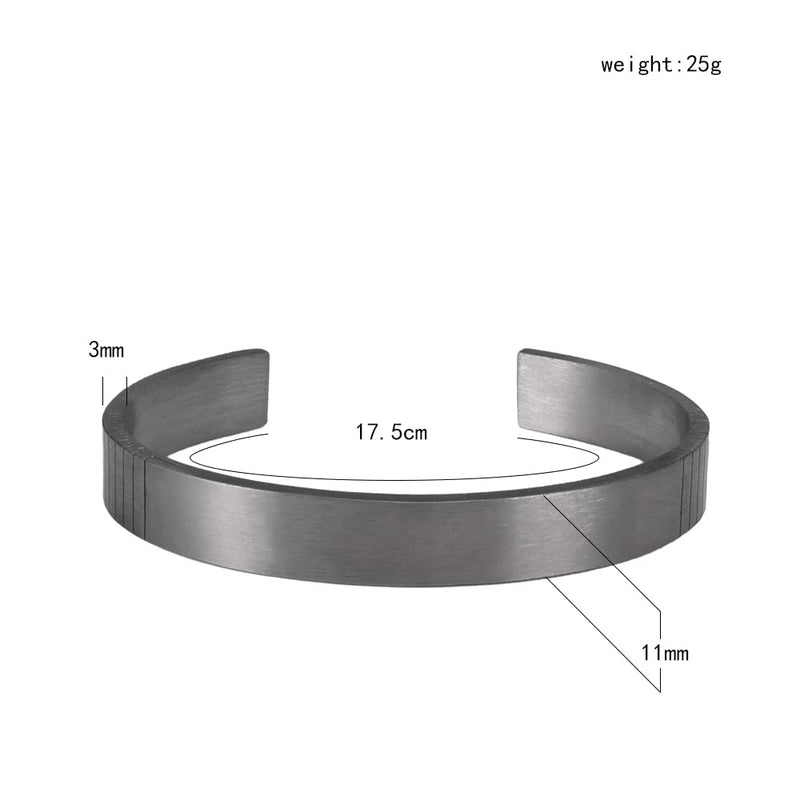 EnerMagiX Titanium Magnetic Bracelet for Women or Men, Titanium Bangle with Magnets, Father's Day Gift for Dad, Husband - BeesActive Australia