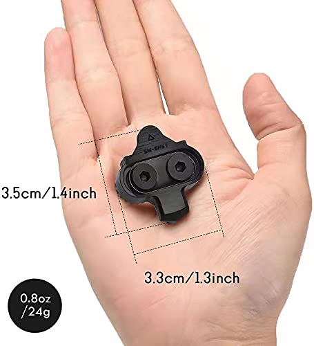 NAACOO Bike Cleats Compatible with Shimano SPD SH51 SH56 Cleats - Spin Peloton Indoor Cycling Clips & Mountain MTB Bike Bicycle Cleat Clips Set SH51 - A - BeesActive Australia