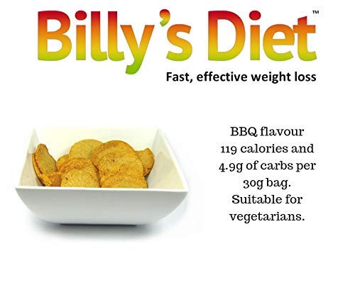 Billy's Diet | Diet Snacks Variety Pack | Low Calorie - Low Carb - High Protein - Vegetarian | Pack of 7 x 30g 30 g (Pack of 7) - BeesActive Australia