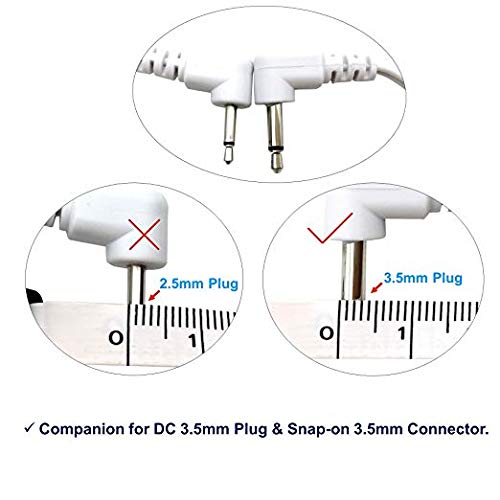 4 Count TENS Wires 3.5mm Plug to 3.5mm Snap Electrode Wires for TENS Unit Electrodes Lead Wires for TENS - BeesActive Australia