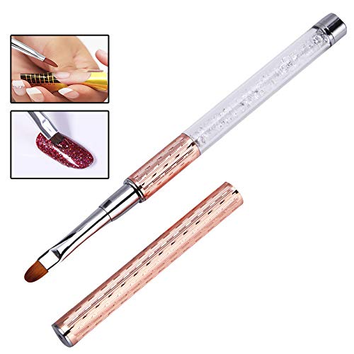 WOKOTO 1 Pcs Professional Nail Art Brush Set Nail Pencil For Acrylic Application Nail Art Pens Polish Uv Gel Builder Set Polygel Brush Tool KIT2 - BeesActive Australia