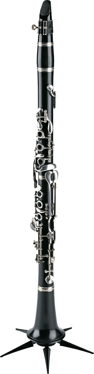 K&M - König & Meyer 15228.000.55 Clarinet In-Bell Portable Stand - Lightweight with 5 Leg Folding Base - Fits A and B Clarinets - Stable Secure Base - Professional Grade - Made in Germany - Black - BeesActive Australia