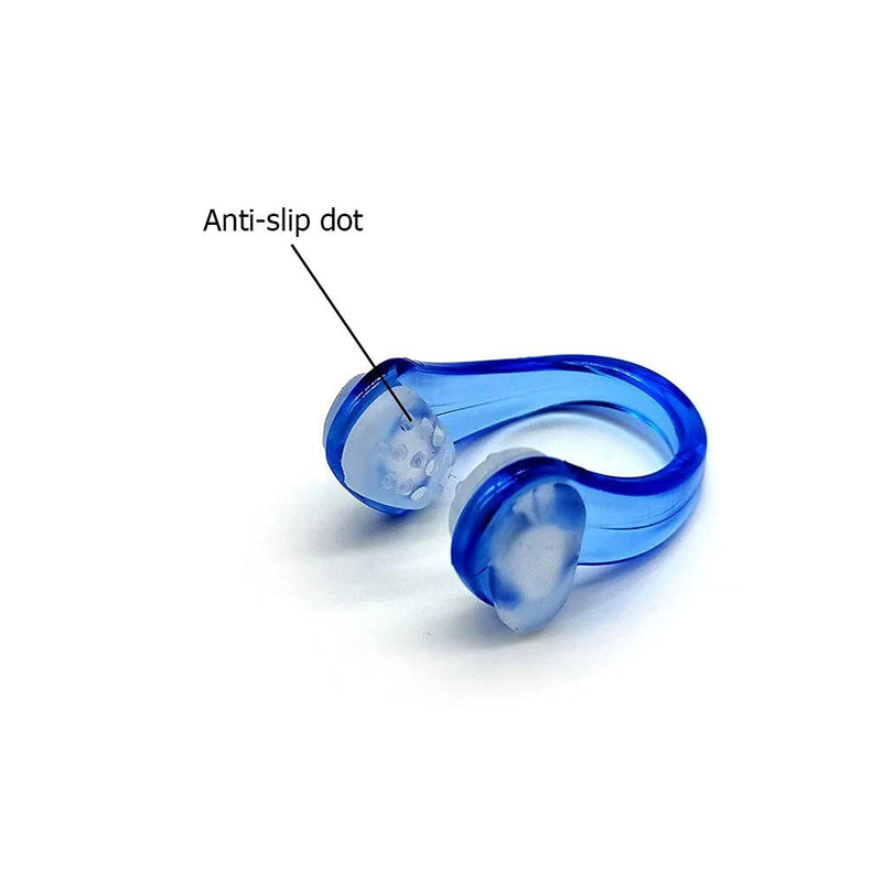 Zooshine Set of 4 Waterproof Anti-Slip Swimming Nose Clips Nose Plugs for Swimming Swimming Nose Clips for Adults Kids - BeesActive Australia