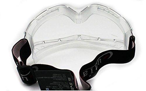 'Fit Over Glasses' Anti-fog Riding Goggles White Frame Clear Lens - BeesActive Australia