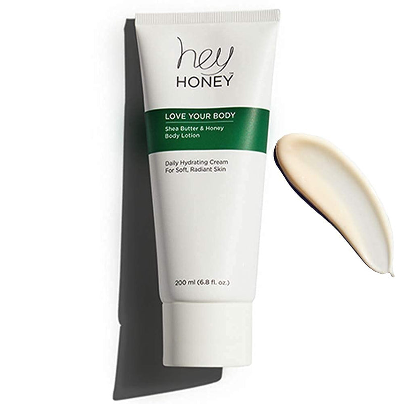 Hey Honey,Love Your Body,Honey Body Moisturizing Lotion.Luxurious honey and shea butter body cream that softens and replenishes the skin while providing a natural glow and antibacterial support. 8.4oz. - BeesActive Australia