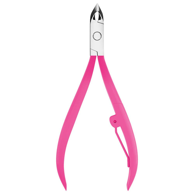 Andlane Cuticle Trimmer and Cuticle Pusher - Professional Stainless Steel Cuticle Nippers, Remover and Cutter - Manicure and Pedicure Tools (Pink) - BeesActive Australia