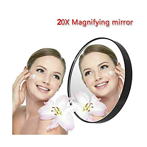ARASO-UK - 20X Magnifying Mirror Eye Makeup Professional Pocket Vanity Eyebrow Tweezing - BeesActive Australia