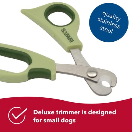 Safari by Coastal Deluxe Nail Trimmer with Stainless Steel Edges for Regular Trimming & Maintenance of Dog Nails (770024) - BeesActive Australia