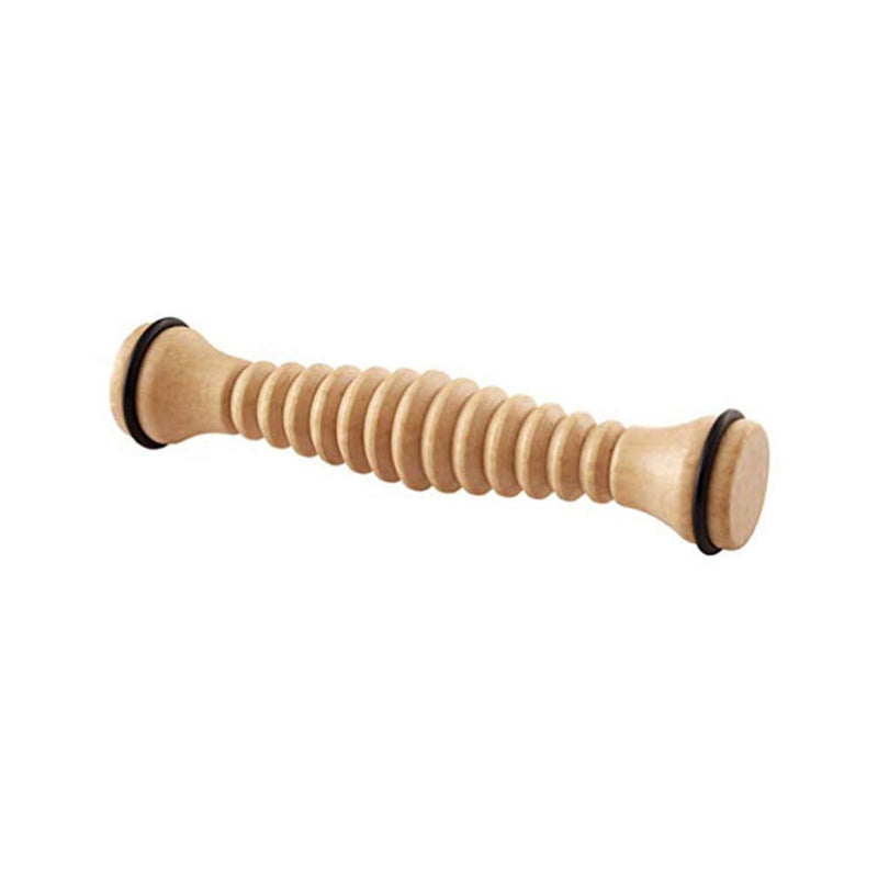 Exceart Wooden Foot Roller Massager Plantar Fasciitis Relief Wood Cellulite Muscle Foot Back Leg Massager Roller Acupressure Point Roller - BeesActive Australia