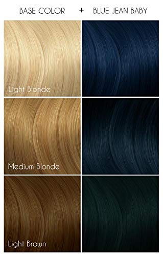 Arctic Fox Vegan and Cruelty-Free Semi-Permanent Hair Color Dye (4oz, Blue Jean) 118.3 ml (Pack of 1) - BeesActive Australia