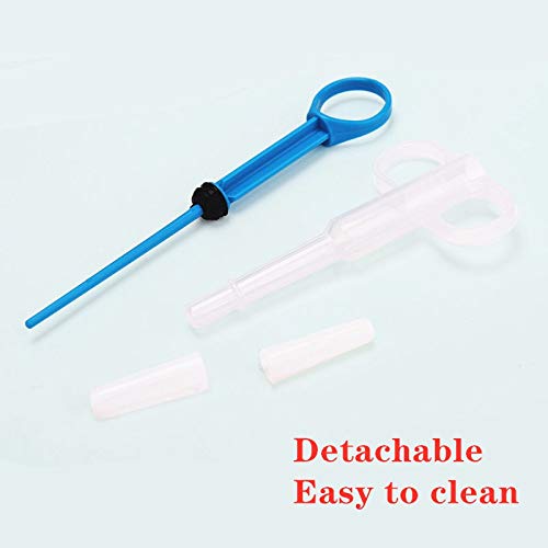 Western Era Pet Pill Dispenser, Pill Gun Shooter Tablet Soft Tip Syringe Medical Feeding Tool Kit for Dogs Cats Small Animals (Blue) (1 Piece) - BeesActive Australia