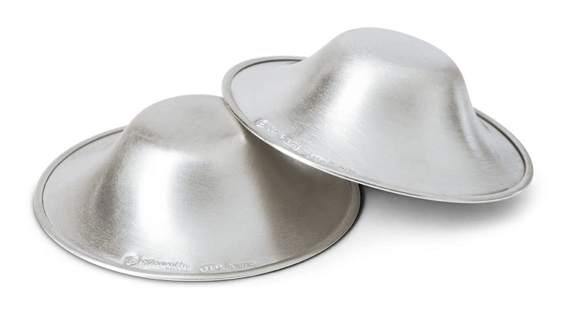 SILVERETTE XL The Original Silver Nursing Cups - Soothe and Protect Your Nursing Nipples -Made in Italy X-Large - BeesActive Australia