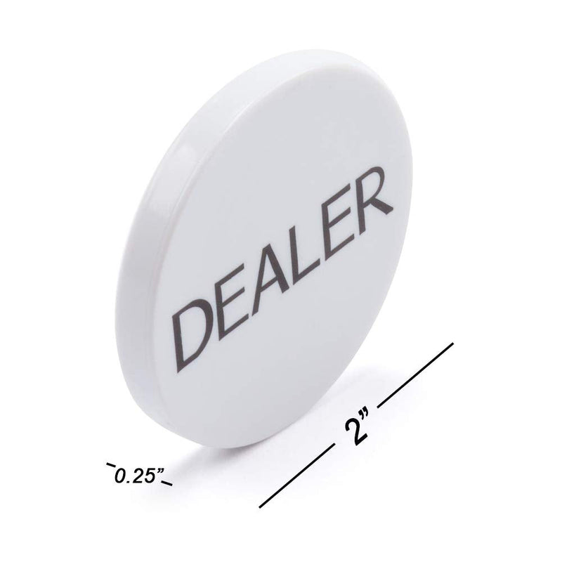 GSE Games & Sports Expert Set of 5 Professional Casino Texas Hold‘em Poker Game Dealer Puck. Includes 5 of 2" Dealer Buttons - BeesActive Australia