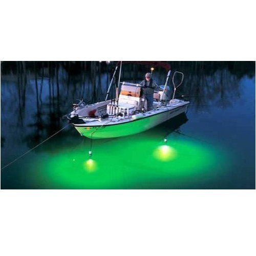 Lightingsky 12V 70W 7000 Lumens LED Submersible Fishing Light 6 Sides Underwater Fish Finder Lamp with 5m Cord Green-45W - BeesActive Australia