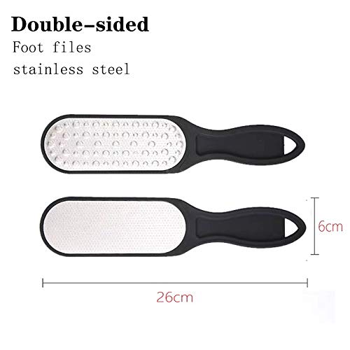 Pedicure Tool Kit, Stainless Steel Foot File and Toe Nail Clipper, Lengthened and Widened, Pedicure Tool For the Elderly, Used to Remove Dry, Cracked Dead Skin and Thick Nails. - BeesActive Australia