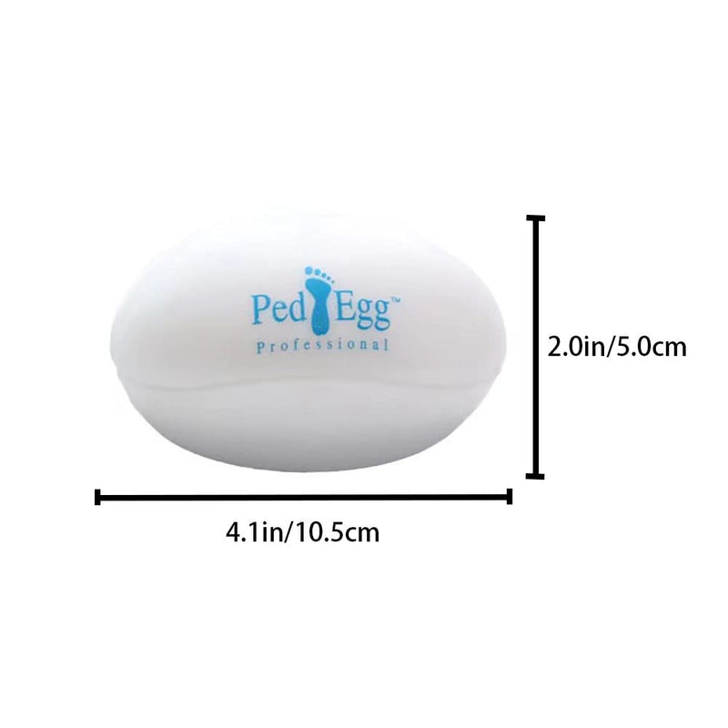 XINGYIYIJIA Egg Shape Foot Scrubber to Remove Foot Cuticles Tool Foot File Foot Grinder Manual Removal of Foot Dead Skin Tool - BeesActive Australia