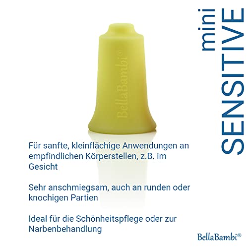 BellaBambi mini Cupping-Set TRIO: SENSITIVE (Yellow) + REGULAR (Orange) + INTENSE (Red) 20 mm - BeesActive Australia