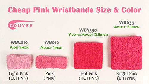 Couver Unisex Youth Kids Cotton Terry Wrist Bands / Wristbands for Event use (1 Pair) NAVY - BeesActive Australia