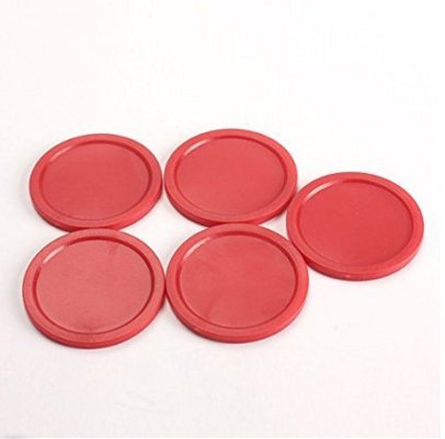Glamorway Pack of 5 Red 2-inch Mini Air Hockey Table Pucks - BeesActive Australia