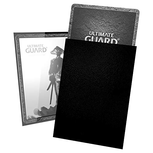 Ultimate Guard Matte Black Katana Sleeves Japanese Size 60ct Standard Size 100 ct Card Sleeves Individual Pack - BeesActive Australia