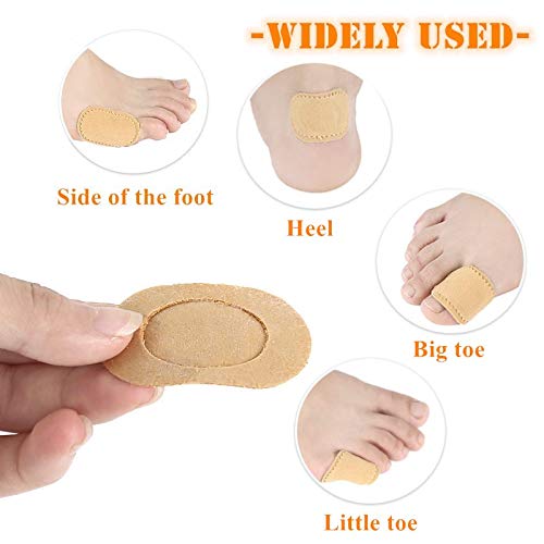 18 Pieces Bunion Cushions Pad Strong Adhesive Fabric Toe and Foot Bunion Protector Pads for Relief Bunion Pain, Callus, Chafing, Friction - BeesActive Australia