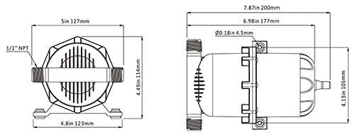 [AUSTRALIA] - SEAFLO Accumulator Tank Water Pump Flow Control Internal Bladder 125 psi 23.5 oz 