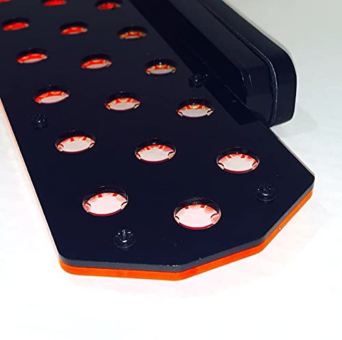 Frag Rack Locking for 22 Plugs Neon Orange Magnetic Acrylic - BeesActive Australia