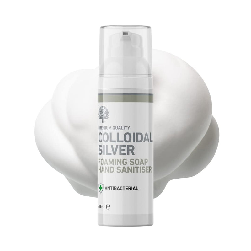 Nature's Greatest Secret All Natural Premium Quality Antibacterial Colloidal Silver Foaming Soap Handfoam 60ml - BeesActive Australia