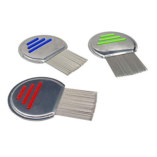 Lice Comb Stainless Steel Professional Lice Combs and Head Lice Treatment to Effectively Get Rid of Hair Lice and Nits, Best Results for Infection and Re-Infection in Kids & Adults ((Pack of 1)) 1 Count (Pack of 1) - BeesActive Australia