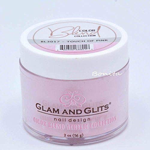 Glam And Glits Acrylic Powder Color Blend Collection BL3017 Touch Of Pink 2 oz - BeesActive Australia