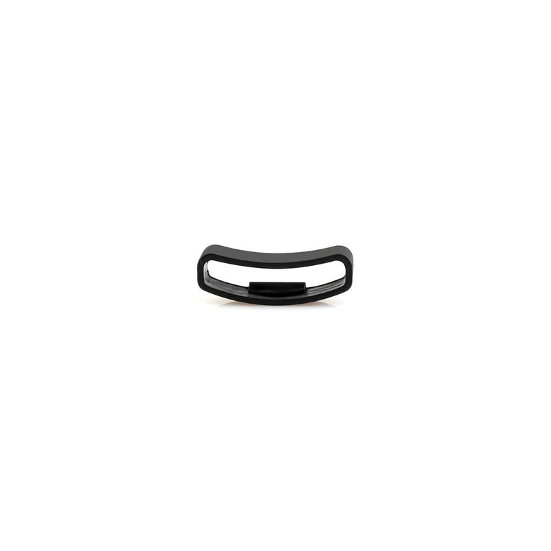 Sencato Watch Bands Fastener Loop 3Pcs, Compatible with Suunto Core, Soft Rubber Retainer Fastener Replacement Wrist Strap Loop Ring Contain 2Pcs Tools for Suunto Core Smart Watch Band Black Black 3 Pcs - BeesActive Australia