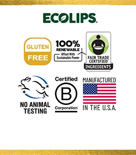 MONGO KISS Shimmering Lip Balms (6 tubes) by Eco Lips 100% Natural Lip Balms featuring Organic Mongongo Oil, Cotton Candy, Sherbet and Blueberry Pie flavors - Made in USA. - BeesActive Australia
