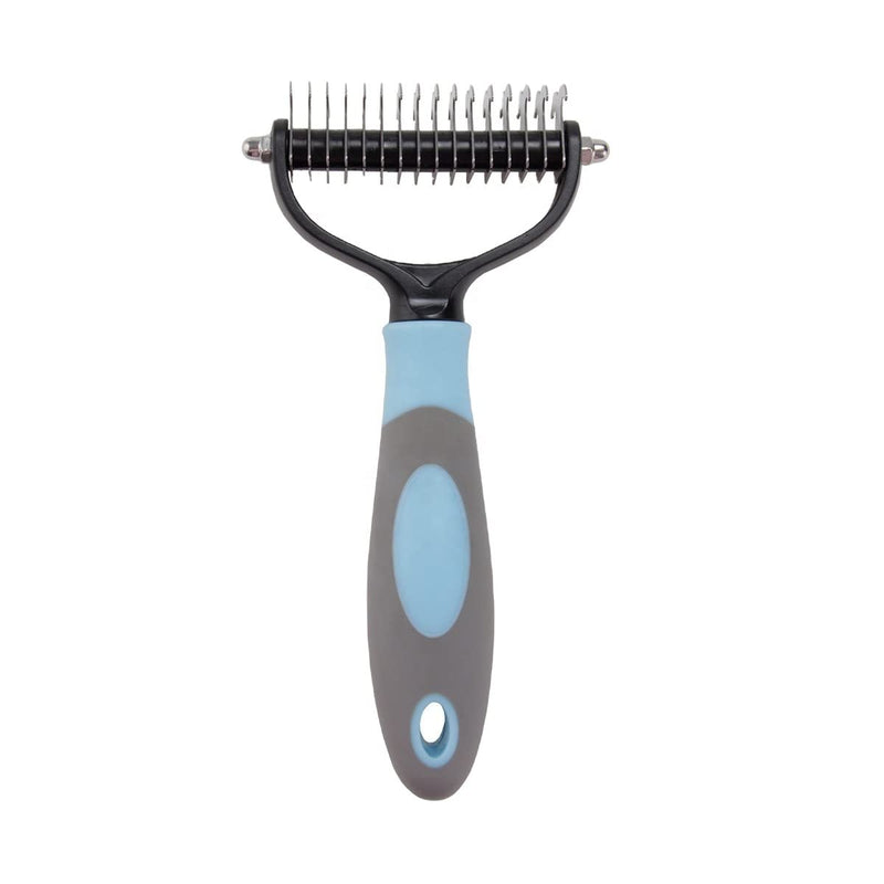 Value Plus: Pet - Dog and Cat Detangler Brush for Mats - Double Side Dematting Comb - Rake - Great and Safe for Cats and Dogs - BeesActive Australia