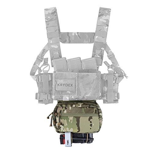 [AUSTRALIA] - KRYDEX Tactical Drop Pouch Sub Abdominal Carrying Kit Bag for Tactical Vest Chest Rig Multicam 