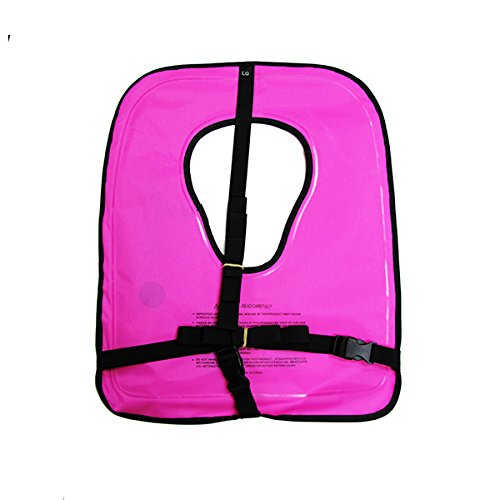 [AUSTRALIA] - Scuba Choice Adult Snorkel Vest with Name Box, Large, Purple/Hot Pink 