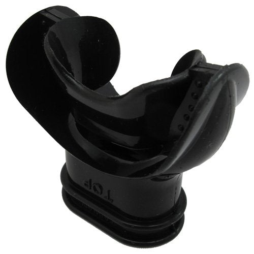 Scuba Choice Scuba Diving Black Silicone Comfort Bite Mouthpiece with Regulator Tie - BeesActive Australia