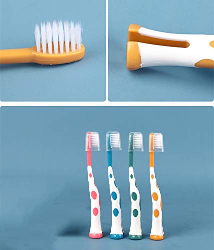 Kids Toothbrushes 3-5 Toddler Children's Manual Toothbrushes 2-3 Years Soft Bristles Kids Toothbrush for Boys Girls Child 2-5 Years 4 Pack - BeesActive Australia