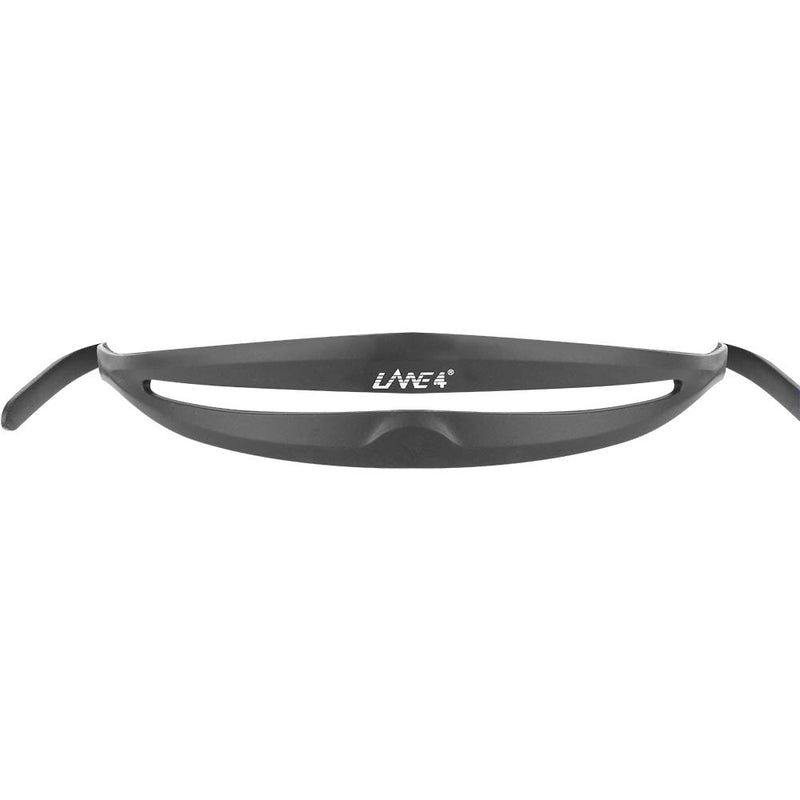[AUSTRALIA] - LANE 4 Swim Goggle - Mirrored Anti-Fog Coated Curved Lenses with UV Protection, One-Piece Frame Soft Seals, Leak Proof, Performance & Fitness for Adults Men Women #94310 (Clear/Gold Mirror/Black) 
