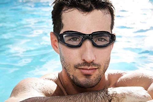 Aegend Swim Goggles, Swimming Goggles No Leaking Anti Fog Adult Men Women Youth Black - BeesActive Australia